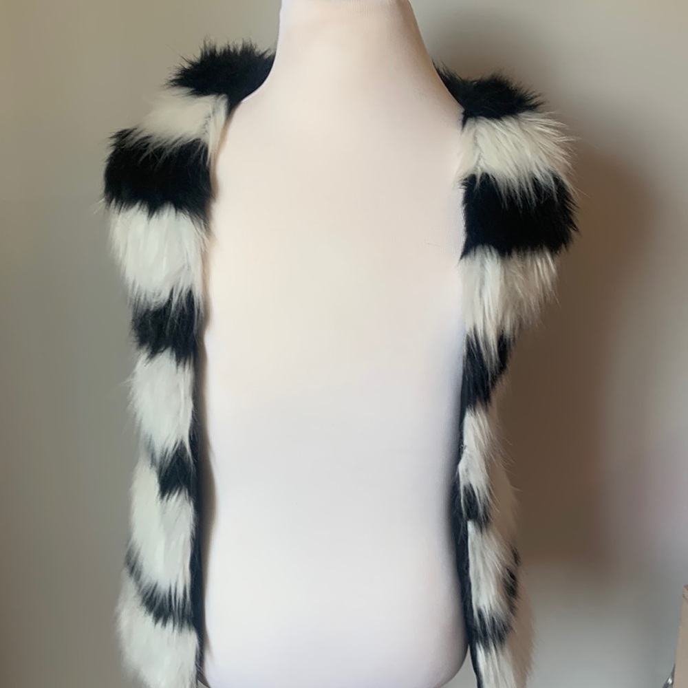 Faux fur vest